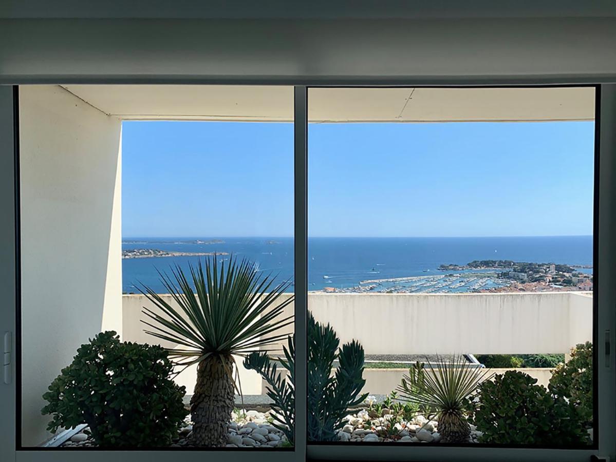 Design - Pool, Large Terrace And Panoramic Views Of Mediterranean Apartment Bandol