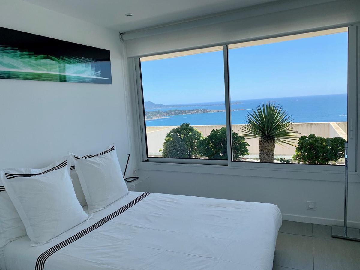 Design - Pool, Large Terrace And Panoramic Views Of Mediterranean Apartment Bandol